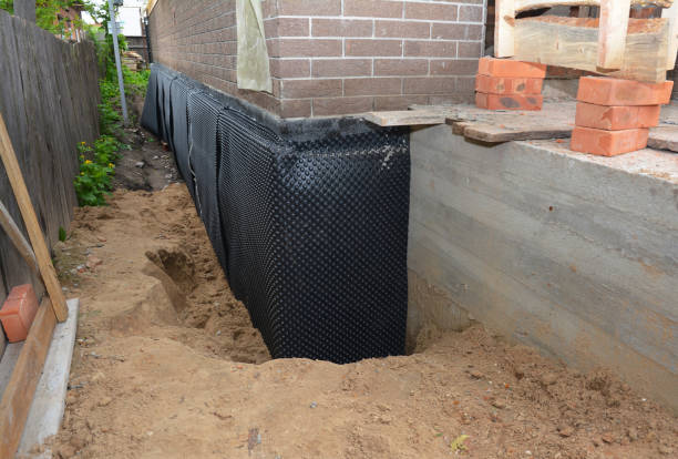 SJ Waterproofing Pros technician performing targeted Crawl Space Encapsulation assessment in Grove City, OH